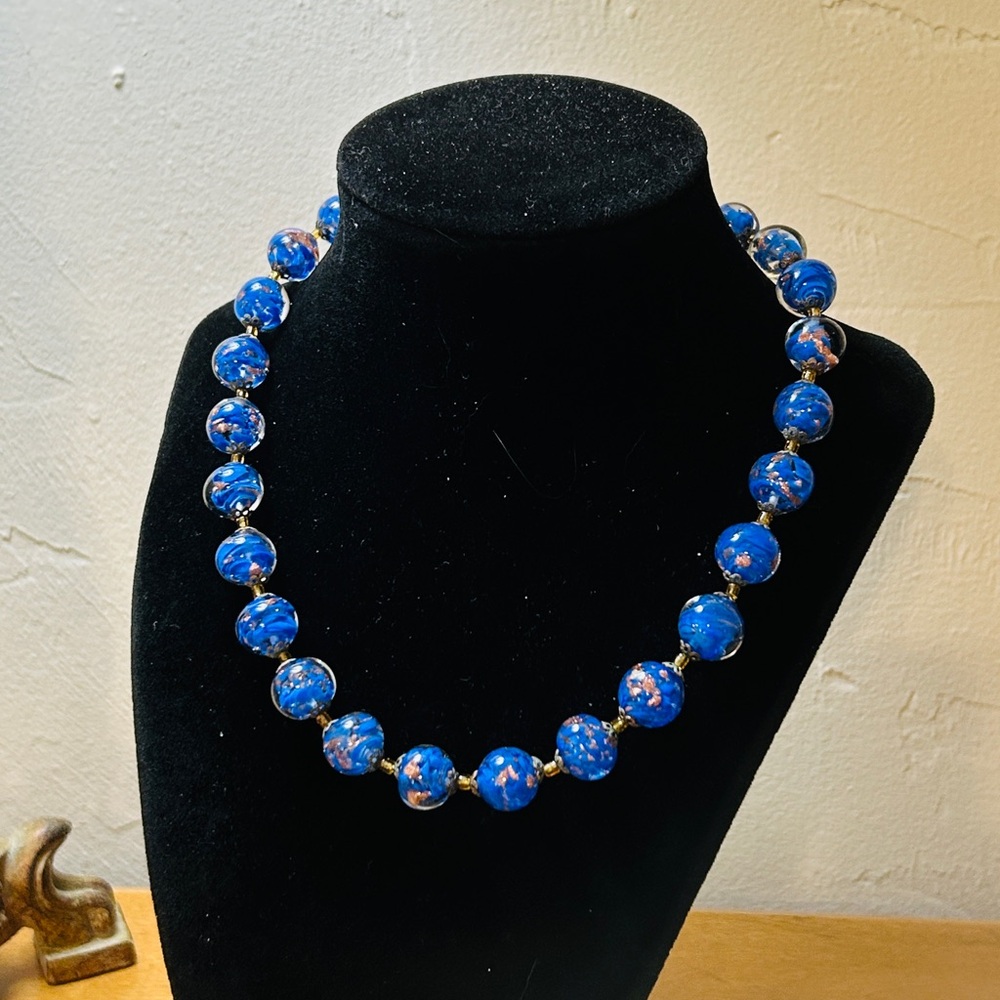 Venetian Murano Glass Bead Necklace